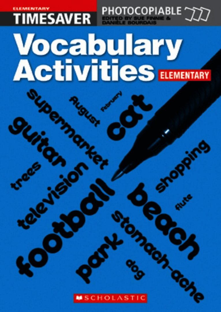 Vocabulary Activities Elementary