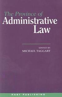 bokomslag Province of Administrative Law