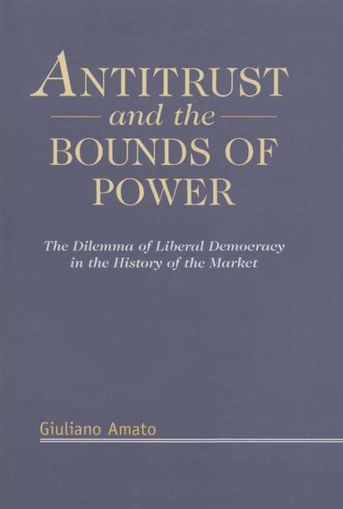 Giuliano Amato - Antitrust and the Bounds of Power, Inbunden