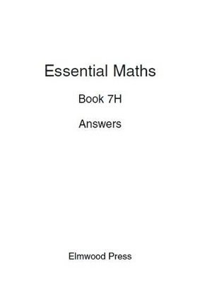 Essential Maths 7H Answers 1