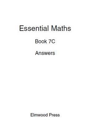 David Rayner, Michael White - Essential Maths 7C Answers, Häftad