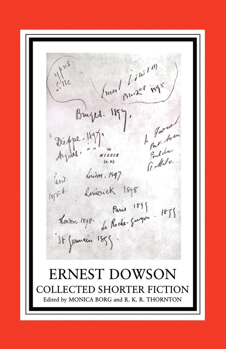 Ernest Dowson 1