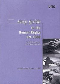 bokomslag Easy Guide to the Human Rights Act