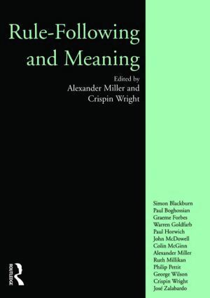 Alexander Miller, Crispin Wright - Rule-following and Meaning, Häftad