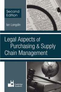 bokomslag Legal Aspects of Purchasing and Supply Chain Management
