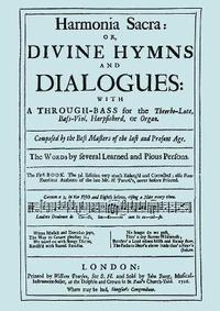 bokomslag Harmonia Sacra or Divine Hymns and Dialogues, the First Book