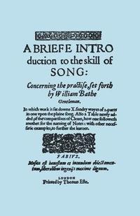 bokomslag Brief Introduction to the Skill of Song, Concerning the Practise Set Forth by William Blake, Gentleman, (Brief Introduction)
