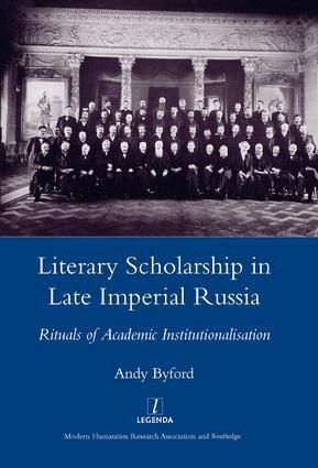 Andy Byford - Literary Scholarship in Late Imperial Russia (1870s-1917), Inbunden