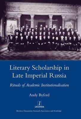 Literary Scholarship in Late Imperial Russia (1870s-1917) 1