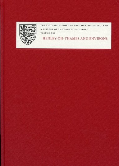 Simon Townley - A History of the County of Oxford, Inbunden