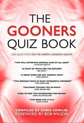 Chris Cowlin - Gooners Quiz Book, Häftad
