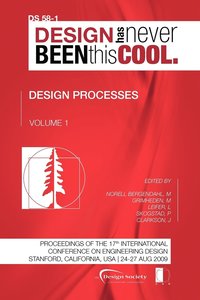 bokomslag Proceedings of ICED'09, Volume 1, Design Processes