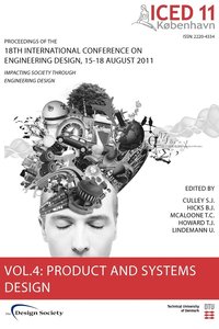 bokomslag Proceedings of ICED11: Vol. 4 Product and Systems Design