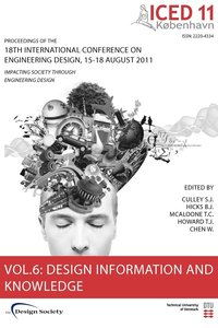 bokomslag Proceedings of ICED11: Vol. 6 Design Information and Knowledge
