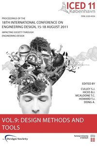 bokomslag Proceedings of ICED11: Vol. 9 Design Methods and Tools Part 1