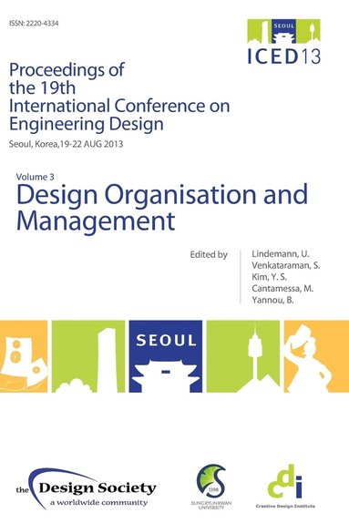 bokomslag Proceedings of ICED13 Volume 3: Design Organisation and Management