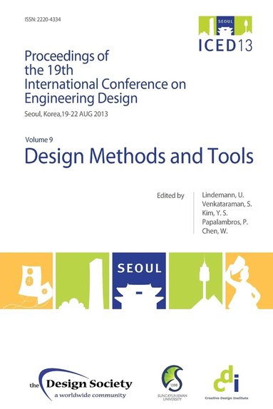 Udo Lindemann, Srinivasan Venkataraman, Yong Se Kim - Proceedings of Iced13 Volume 9: Design Methods and Tools, Häftad