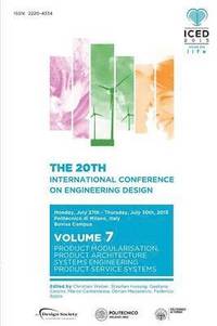 bokomslag Proceedings of the 20th International Conference on Engineering Design (ICED 15) Volume 7