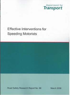 Fiona Fylan, Susanne Hempel, Beth Grunfeld, Mark Conner, Rebecca Lawton - Effective Intervention for Speeding Motorists, Häftad