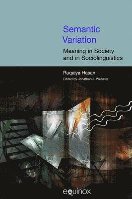 Ruqaiya Hasan, Jonathan J. Webster - Semantic Variation: Meaning in Society and in Sociolinguistics, Inbunden