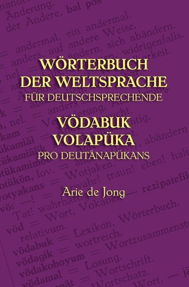 bokomslag Worterbuch Der Weltsprache Fur Deutschsprechende