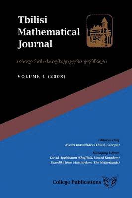 Tbilisi Mathematical Journal. Volume 1 (2008) 1