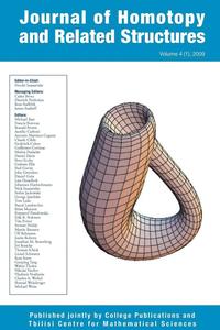 bokomslag Journal of Homotopy and Related Structures 4(1)