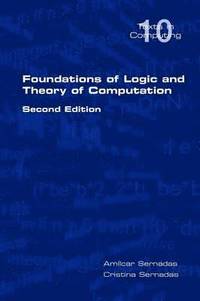 bokomslag Foundations of Logic and Theory of Computation