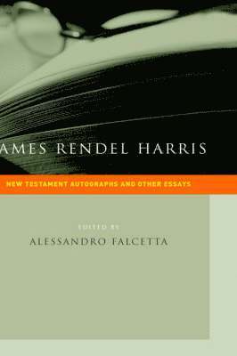 Alessandro Falcetta, Alessandro Facetta, Alessandro Falcetta - James Rendel Harris, Inbunden