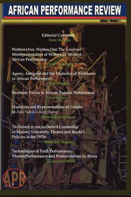 African Performance Review, Vol 1 No 1 2007
