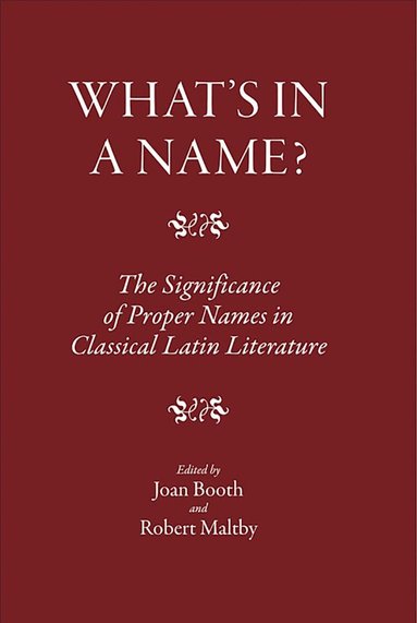 Joan Booth, Robert Maltby - What's in a Name?, Inbunden