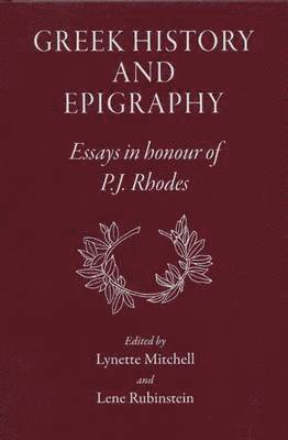 Greek History and Epigraphy
