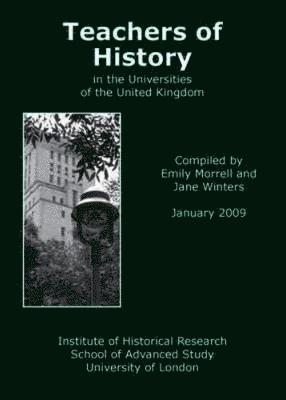 Teachers of History in the Universities of the United Kingdom 2009 1