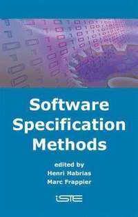 bokomslag Software Specification Methods