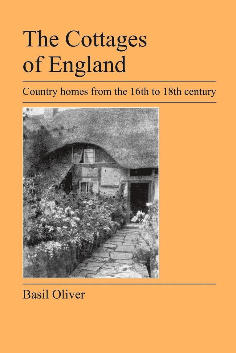 Basil Oliver - Cottages of England, Häftad