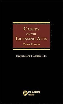 bokomslag Cassidy on the Licensing Acts