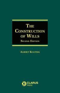 bokomslag Construction of Wills