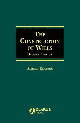 bokomslag Construction of Wills