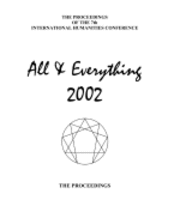 Ian MacFarlane - The Proceedings Of The 7th International Humanities Conference: All & Everything 2002, Häftad