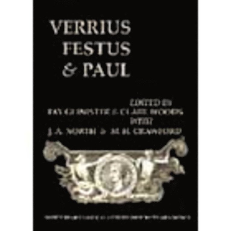 Fay Glinister, Clare Woods, J.A. North, M.H. Crawford - Verrius, Festus and Paul (BICS Supplement 93), Häftad