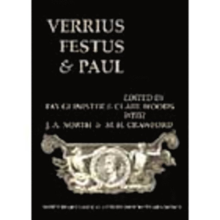 Verrius, Festus and Paul (BICS Supplement 93) 1