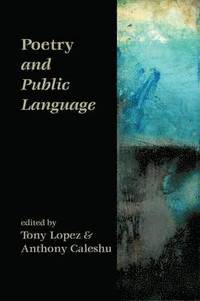 bokomslag Poetry and Public Language