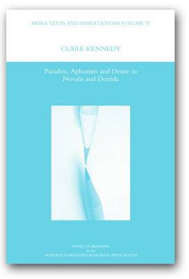 bokomslag Paradox, Aphorism and Desire in Novalis and Derrida