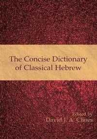 bokomslag Concise Dictionary of Classical Hebrew