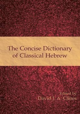 bokomslag The Concise Dictionary of Classical Hebrew
