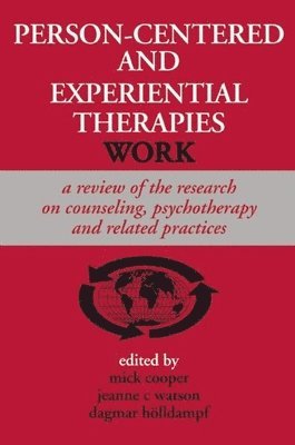 bokomslag Person-centered and Experiential Therapies Work