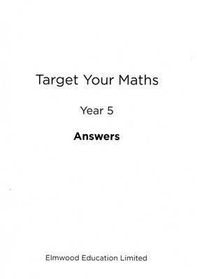 bokomslag Target Your Maths Year 5 Answer Book