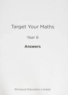 bokomslag Target Your Maths Year 6 Answer Book