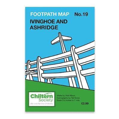 Nick Moon - Chiltern Society Footpath Map No. 19 Ivinghoe and Ashridge, Häftad