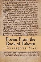 Poems From the Book of Taliesin 1